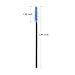 KEDSUM 200 pcs Disposable Eyelash Brush,Makeup Mascara Wands Applicator Eyebrow Brushes Eye Lash Makeup Tool,Multicolor