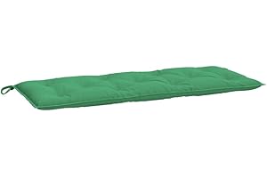 vidaXL Coussin de Banc de Jardin, Coussin de Siège, Coussin de Banc de Patio, Coussin de Meuble de Jardin d'Extérieur, Vert 120x50x7 cm Tissu Oxford