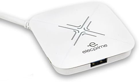 [NEW RELEASE] 4-Port USB 3.0 Hub by ElecPrime | 5 GBPS | 15cm Cable Length | w/USB &amp; DC Power Supply Mode | High Speed Transmission Rate