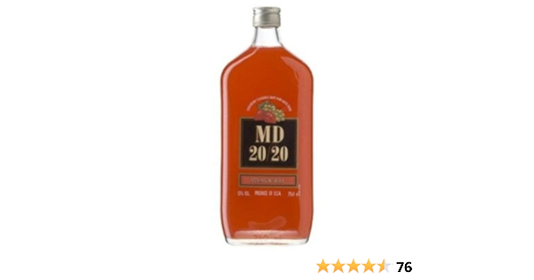 Md 20 20 Strawberry Rose Flavour Fortified Wine 75cl Bottle Amazon Co Uk Grocery