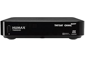 Humax TN8000HD Décodeur Satellite TNT Sat avec Carte TNTSAT Noir