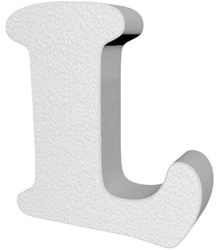 Lettere 3D In Polistirolo - Altezza 24cm Per Decorazioni, Iniziali E Feste (Scegli La Lettera) - Foto 6