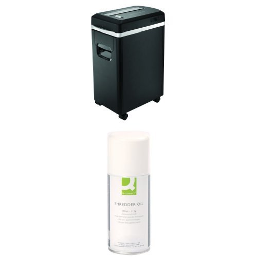 Q-Connect Q8micro Micro Cut Shredder and Oil Bundle