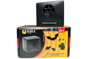 Satenco RP1 Répulsif Ultrason Efficace Anti Chauve-Souris Insecte Rongeur Cafards Araignées Tiques Puces