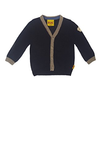 Steiff Baby Boys V-Neck Long Sleeve Cardigan -  Blue - 5 Years