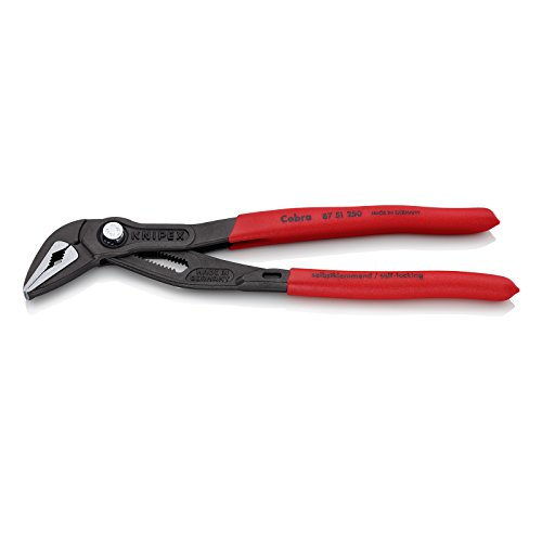 KNIPEX 87 51 250 Cobra ES, Hightech-Wasserpumpenzange in schlanker Bauweise, 250 mm