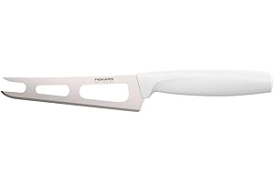 Fiskars Couteau à fromage, Longueur totale: 24 cm, Acier/Plastique, Blanc, Functional Form, 1015987