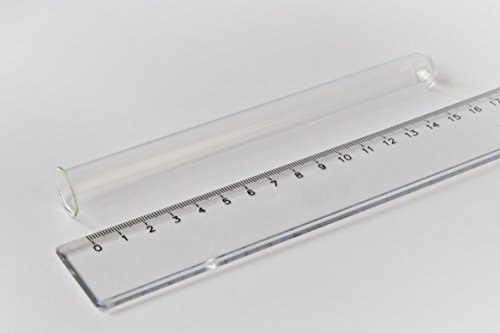 160×16 Reagenzglas Karton = 100 Stück SCHWEFELFADEN Reagenzgläser mit Bördelrand, Glaswandstärke 0,8mm, von Laborglasshop - 2