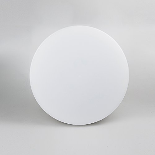 J&C® 2 Jahre Garantie Ø280*48mm 18W 1550LM IP44 LED Feuchtraumlampe Deckenleuchte Neutralweiß 4000K-4500K RA?80 90% Sparen Rund Hell wie 100W Traditionelle Lampe - 5