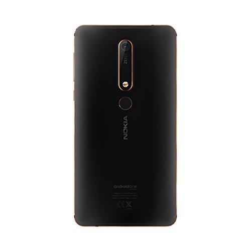 Nokia 6.1 Smartphone da 32 Gb, Nero/Copper [Italia], Android