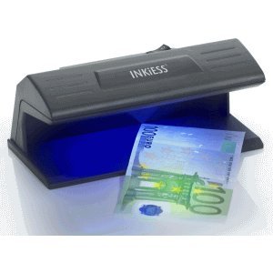 Preisvergleich Produktbild Inkiess Banknoten-Prüfgerät UV 22 BxTxH 18,5x9,5x8cm schwarz