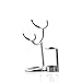 Mondial Italian Crafted Slant Razor and Brush Shaving Stand