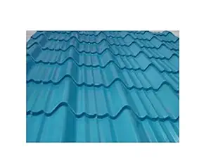 GENERIC Ayesha Traders Roofing House Color Coated Roofing Sheet | Color : Blue | Thickness : 0.40 MM