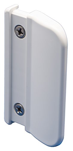 Balkontürgriff „911“ eckige Ausführung für den Außenbereich inkl. 2 Montageschrauben, verschiedene Farben, 70x45x13 mm (Weiß – RAL 9016) - 2