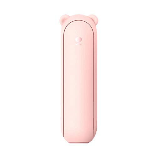Preisvergleich Produktbild Holywonder Mini-Falthandfächer Bärenform 2 Windgeschwindigkeitseinstellung Einfache Tastensteuerung USB-Aufladung Auto-Stopp-Schutz Geeignet Für Den Sommer Zum Mitnehmen