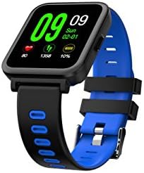 SN10 smart wristbands, heart rate bracelet, so that sports more freedom, stylish customized dial, advocating fashion style sports design, highlighting your personality and not to make life more exciting. (Black and blue)