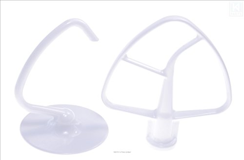 Preisvergleich Produktbild Ersatz KitchenAid Artisan Mixer beschichtete Knethaken und Rührbesen