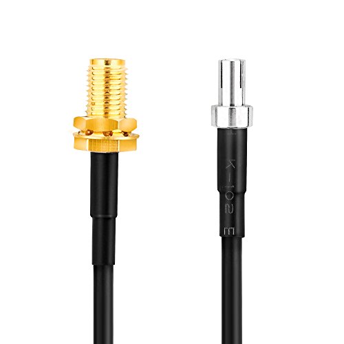Adaptare 60684 Pigtail TS9-Stecker/Weibliche SMA-Buchse 20 cm (7,9 Zoll) - 4