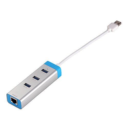 i-tec USB 3.0 Metal HUB 3 Port with Gigabit Ethernet Adapter, 10/100/1000 Mbps, USB 3.0 auf RJ-45, ideal für Notebook Ultrabook Tablet PC , Windows Mac Linux - 2