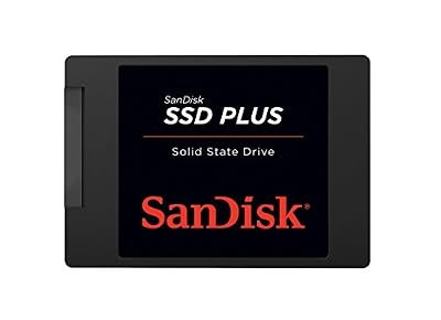 SanDisk Disque Interne SSD PLUS SanDisk SATA III 2,5" 480 Go, jusqu'à 535 Mo/s [Version la plus récente]