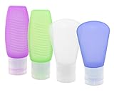 Philonext 4-er Set Reise-Flaschen für Toilettenartikel...