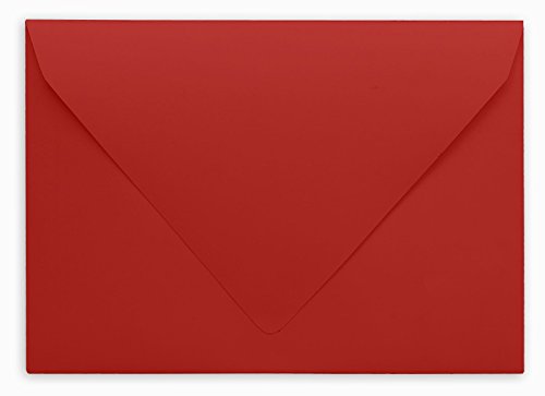 A7 Size 25 x Wedding Invite Envelopes Euro V-Flap 80lbs (5 1/4 x 7 1/4) High Quality Stationary - Packs & Colors Available