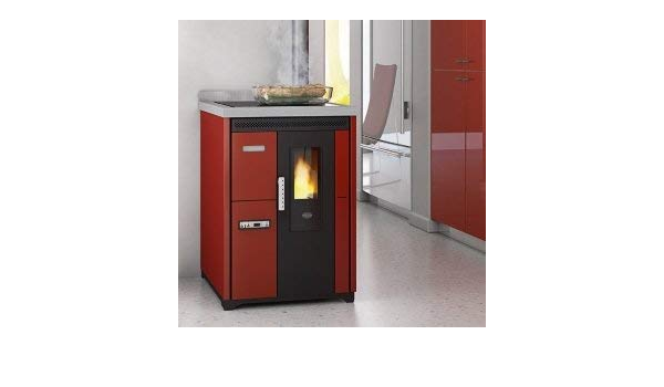 Eva Calòr Nina Stufa a Pellet con Forno e Piano Cottura: Colore - Avorio,  Piano Cottura - Metallo : Eva CalÃ²r: Amazon.it: Grandi elettrodomestici