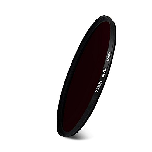 Zomei 37  mm Filetage Ir760  760  nm en verre optique infrarouge IR Infrarouge X-Ray filtre d objectif    visser filtre Pass 37  mm pour Canon Nikon Sony Panasonic Fuji Kodak DSLR Camera