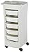 TekNoh Evo - 6 Tier - Salon Rolling Storage Trolley - White - Hairdressers Hairdressing Spa Hair Stylist Beauty Barber Cart Drawers Roller
