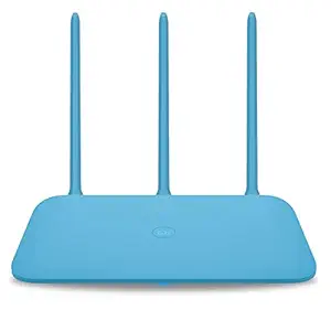India Gadgets - Mija 4Q WiFi Router: 3 Antennas / 450Mbp / 2.4GHz / APP Control: Sky Blue