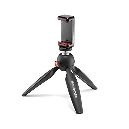 Manfrotto Pixi Smart - Mini trípode para smartphone, negro