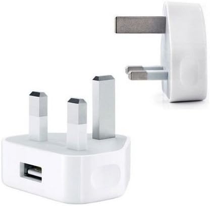 100% CE Approved 3 Pin High Quality Power USB to Mains Charger UK Wall plug For iPhone sumsung