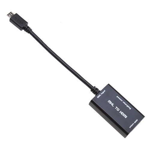 TOOGOO (R) Marke Micro MHL USB HDMI Adapter/ Konverter/ HDTV AV-Kabel fuer HTC Samsung Galaxy S2 schwarz - 8