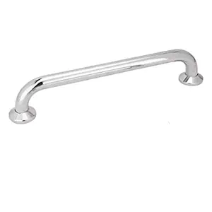 Ruhe Full Brass Grab Bar Concealed Heavy Duty Handle(10 Inches)(Chrome Finish)