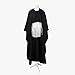 Remylady® Black Hair Cutting Cape for Mobile Devices with Window -163 cm * 142 cm