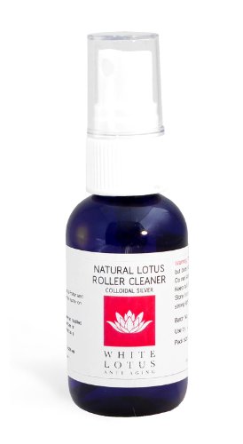 White Lotus Anti Aging- Natürliche Derma Roller/Stamp Reiniger 50ML - antibakteriell, gegen Pilze, antiviral - sicher und leicht anzuwenden