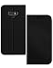 Produktbild KumWum Galaxy Note 9 Hülle Flip Folio PU Handytasche aus Leder Ultra dünn TPU Schutzhülle Stoßfest Magnetverschluss Kartenschlitz Handyhülle für Samsung Galaxy Note9 (Schwarz)