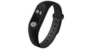 Squaircle 3 Year Warranty M2 Smart Band with Heart Rate Sensor Features and Many Other Impressive Features, Water Proof Or Sweat Free Compatible with All Device