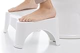 Toilettenhilfe Squatty Potty Ecco in Weiß, 19cm - 6