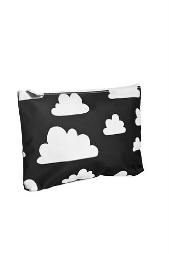 Preisvergleich Produktbild Farg Form Sac avec imprimé Cloud (Petit, Noir)