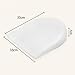 Produktbild Little east Weiche Memory Baumwolle Inner Core Baby Kissen leichte atmungsaktive Pflege Baby Anti-Spucke Milch Dreieck Piste Fütterung Kind Kissen 33x33x7cm (Color : White, Size : Semicircle)