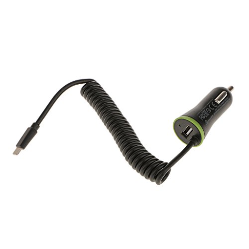 MagiDeal 5v 2.1A USB-Anschluss Spiralkabel Auto Schnell Stromladeadapter Für IPhone 6 5s