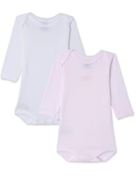 Petit Bateau Baby-Mädchen Body, 2er Pack