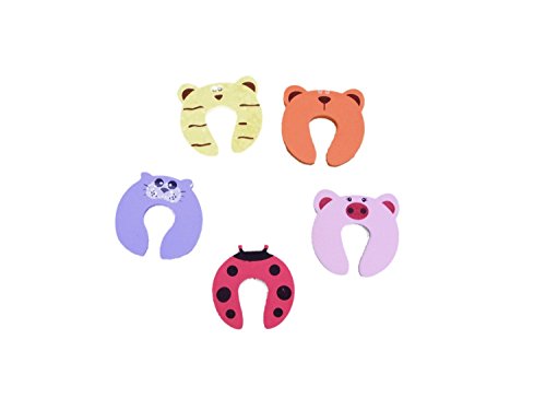 6x Baby safety Door Stoppers - 6 Different Animal designs