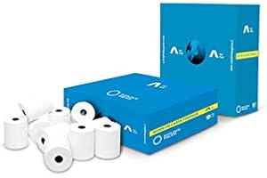 ROTOLIFICIO PUGLIESE 300 ROTOLI TERMICI PER CASSA 57X30 F.12 ROTOLI OMOLOGATI PER SCONTRINI Fiscali CF CARTA