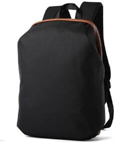 Contracted Men's Shoulder Bag Leisure Travel Backpack Business Computer Bag 15 Inch Backpack,Black-M