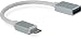 Produktbild Speedlink Adapterkabel von USB-C auf USB-A - USB-C to USB-A Adapter Cable (zum Synchronisieren und Aufladen - Extrem schnelle Datenübertragung mit bis zu 5 Gbit/s - Edles Aluminiumgehäuse) USB-SuperSpeed silber