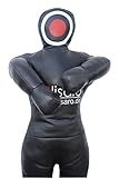 Material: Piel Sintética. Lisaro Piel sintética - Plomo muñeca - MMA Grappling - Dummy para Deportes de Lucha, Judo, Jiu-Jitsu brasileño, Anillos, Wrestling, Negro
