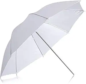 Boltove Professional White Umbrella 100cms 36 inch/91cm for Photography Studio LED Video Light Flash Camera Flash Video (Professional White Umbrella (Set of 1))