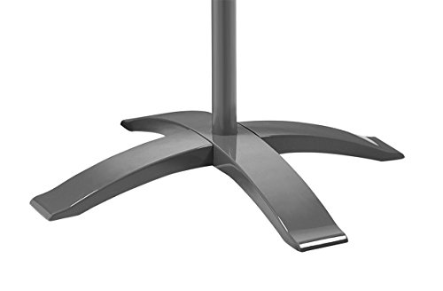 KEMOT URZ3353 Standventilator mit Fernbedienung, automatische Oszilationsfunktion 75 Grad, 8 Geschwindigkeitsstufen, 3 Funktionsmodus, Standfuß höhenverstellbar (115-135 cm), Neigungswinkel verstellbar, grau - 3